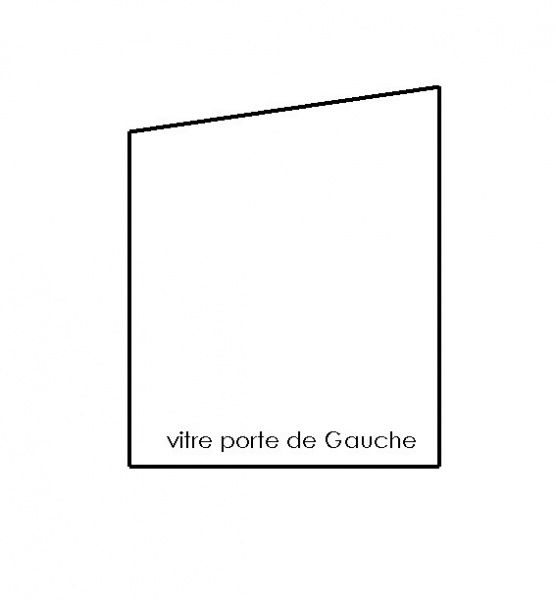 Vitre trap�ze foyer DEVILLE