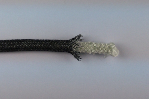 Joint tressé pour insert et poêle longueur 2,5m Ø 6mm