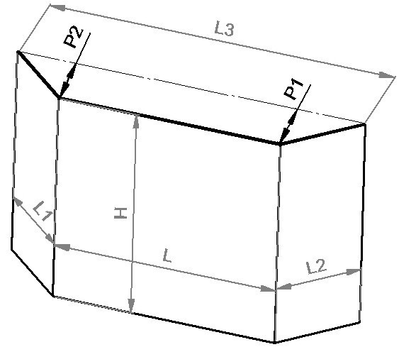 vitre prismatique h 505