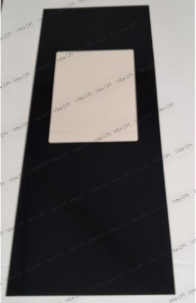 Vitre s�rigraphi�e po�le � pellets